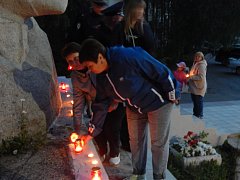 Лысогорцы присоединились к акции «Свеча памяти»