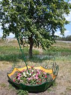 В райцентре Лысые Горы продолжается благоустройство общественной территории