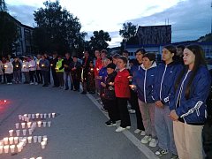 Лысогорцы зажгли свечи в память о погибших в годы Великой Отечественной войны