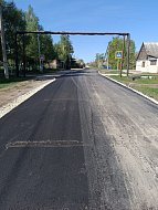 Дорожные работы в Большой Рельне и Яблочном