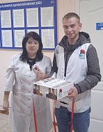 В преддверии Дня Победы на территории Лысогорского района  прошла акция "Красная гвоздика"