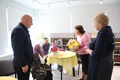 Долгожительницу из Большой Каменки поздравили с днем рождения