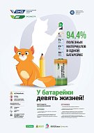 Первая партия батареек, собранных школьниками по проекту «Экозабота», доставлена на переработку