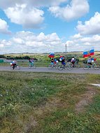 В селе Большая Рельня стартовали мероприятия ко Дню государственного флага