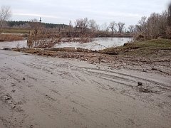 Ограничение движения через мост продолжает действовать в Лысых Горах