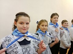 В школе №2 р.п. Лысые Горы  состоялась торжественная церемония посвящения в «Орлята России»