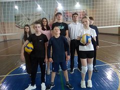 Команда школы №1 заняла первое место в Первенстве Лысогорского района по волейболу
